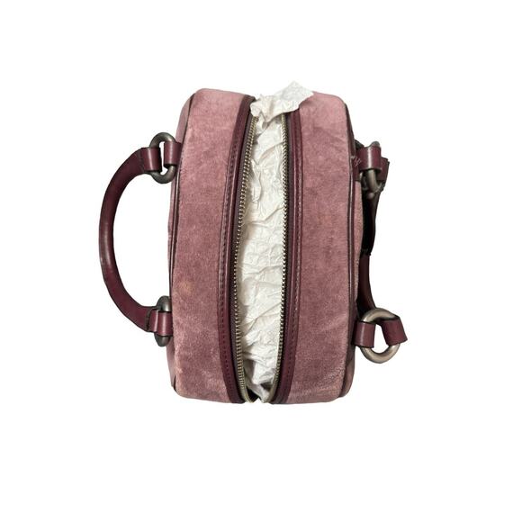 Juicy Couture Authentic Rare Vintage y2k Dusty Purple Velour Bowler Bag TOP MINT - Picture 8 of 14